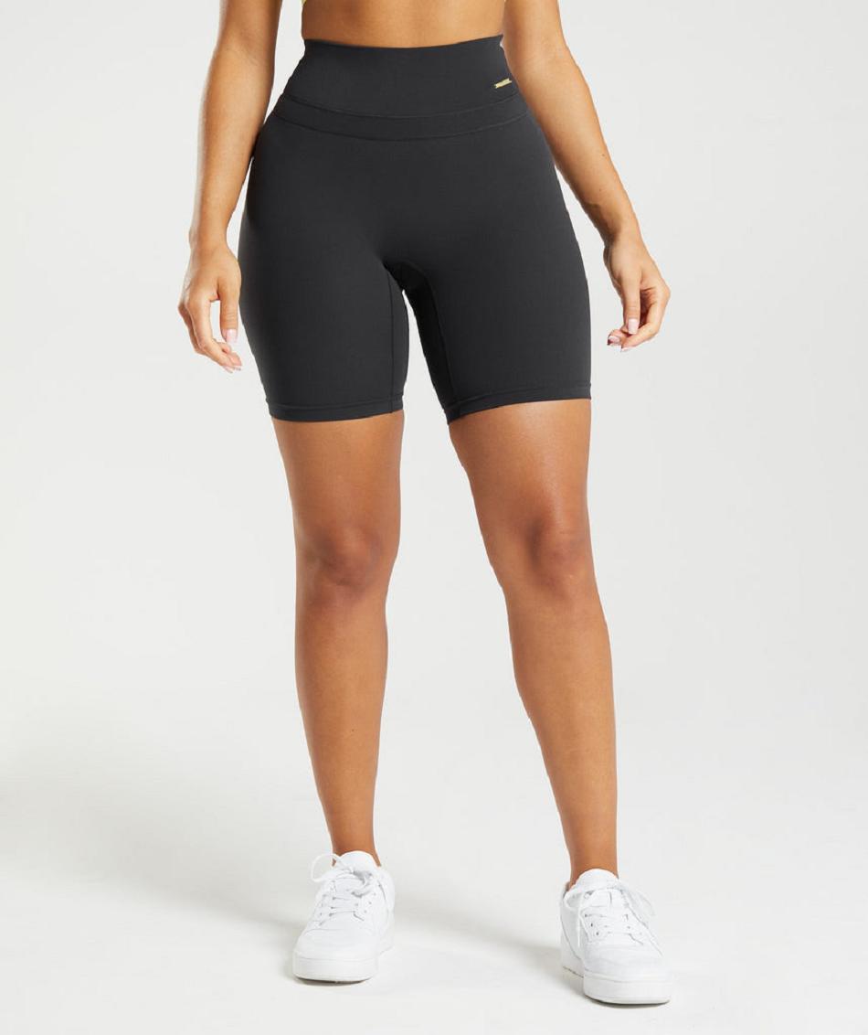 Pantalones Cortos Gymshark Whitney Cycling Mujer Negras | CO 2738AHK